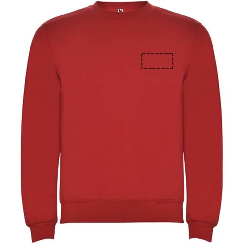 Clasica Sweatshirt Mit Rundhalsausschnitt Für Kinder , rot, Strick 50% Baumwolle, 50% Polyester, 280 g/m2, 9/10, , Bild 13