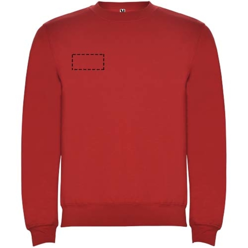 Clasica Sweatshirt Mit Rundhalsausschnitt Für Kinder , rot, Strick 50% Baumwolle, 50% Polyester, 280 g/m2, 9/10, , Bild 12