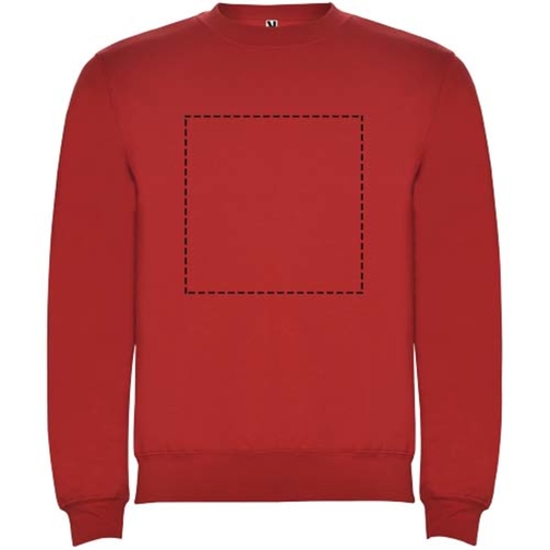 Clasica Sweatshirt Mit Rundhalsausschnitt Für Kinder , rot, Strick 50% Baumwolle, 50% Polyester, 280 g/m2, 9/10, , Bild 7