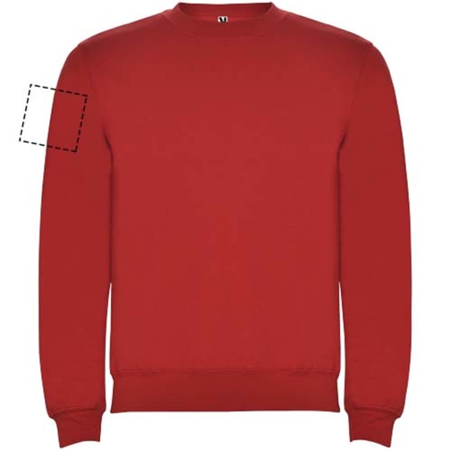 Clasica Sweatshirt Mit Rundhalsausschnitt Für Kinder , rot, Strick 50% Baumwolle, 50% Polyester, 280 g/m2, 9/10, , Bild 6