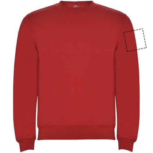 Clasica Sweatshirt Mit Rundhalsausschnitt Für Kinder , rot, Strick 50% Baumwolle, 50% Polyester, 280 g/m2, 9/10, , Bild 5