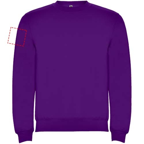 Clasica Sweatshirt Mit Rundhalsausschnitt Für Kinder , lila, Strick 50% Baumwolle, 50% Polyester, 280 g/m2, 11/12, , Bild 8