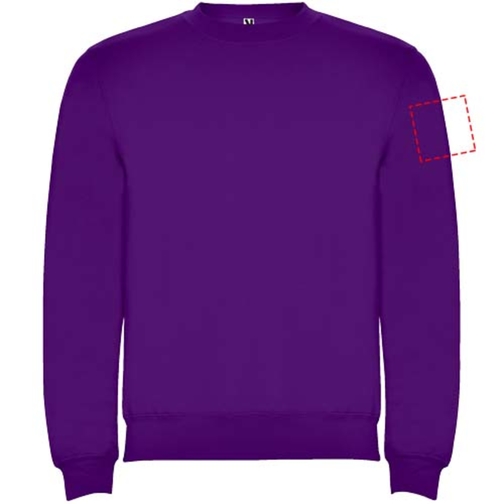 Clasica Sweatshirt Mit Rundhalsausschnitt Für Kinder , lila, Strick 50% Baumwolle, 50% Polyester, 280 g/m2, 5/6, , Bild 14