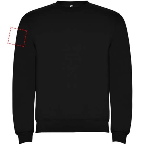 Clasica Sweatshirt Mit Rundhalsausschnitt Für Kinder , schwarz, Strick 50% Baumwolle, 50% Polyester, 280 g/m2, 9/10, , Bild 18