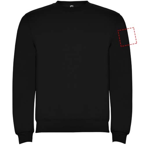 Clasica Sweatshirt Mit Rundhalsausschnitt Für Kinder , schwarz, Strick 50% Baumwolle, 50% Polyester, 280 g/m2, 9/10, , Bild 19