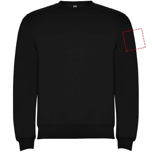 Clasica Sweatshirt Mit Rundhalsausschnitt Für Kinder , schwarz, Strick 50% Baumwolle, 50% Polyester, 280 g/m2, 9/10, , Bild 7
