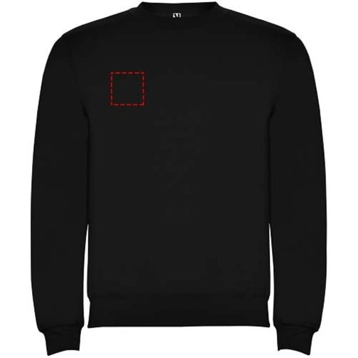 Clasica Sweatshirt Mit Rundhalsausschnitt Für Kinder , schwarz, Strick 50% Baumwolle, 50% Polyester, 280 g/m2, 9/10, , Bild 12