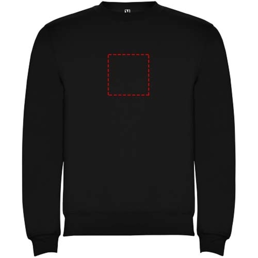 Clasica Sweatshirt Mit Rundhalsausschnitt Für Kinder , schwarz, Strick 50% Baumwolle, 50% Polyester, 280 g/m2, 9/10, , Bild 6