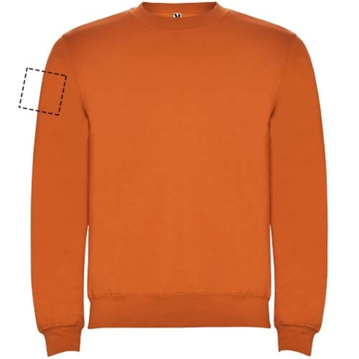 Clasica Sweatshirt Mit Rundhalsausschnitt Für Kinder , orange, Strick 50% Baumwolle, 50% Polyester, 280 g/m2, 9/10, , Bild 5