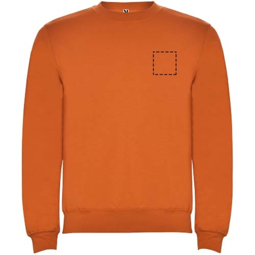Clasica Sweatshirt Mit Rundhalsausschnitt Für Kinder , orange, Strick 50% Baumwolle, 50% Polyester, 280 g/m2, 9/10, , Bild 13