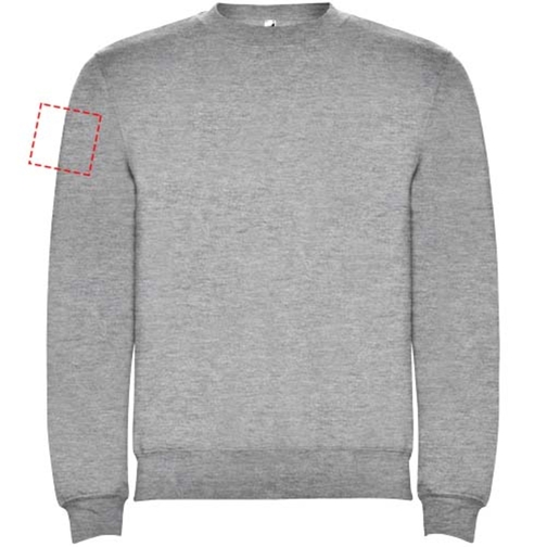 Clasica Sweatshirt Mit Rundhalsausschnitt Für Kinder , marl grey, Strick 50% Baumwolle, 50% Polyester, 280 g/m2, 9/10, , Bild 21