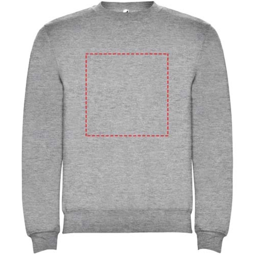 Clasica Sweatshirt Mit Rundhalsausschnitt Für Kinder , marl grey, Strick 50% Baumwolle, 50% Polyester, 280 g/m2, 9/10, , Bild 12