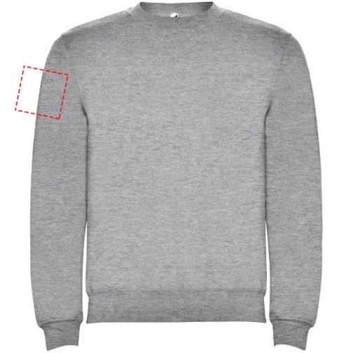 Clasica Sweatshirt Mit Rundhalsausschnitt Für Kinder , marl grey, Strick 50% Baumwolle, 50% Polyester, 280 g/m2, 9/10, , Bild 11