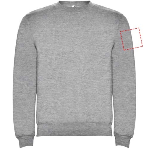 Clasica Sweatshirt Mit Rundhalsausschnitt Für Kinder , marl grey, Strick 50% Baumwolle, 50% Polyester, 280 g/m2, 9/10, , Bild 10