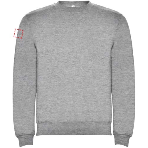 Clasica Sweatshirt Mit Rundhalsausschnitt Für Kinder , marl grey, Strick 50% Baumwolle, 50% Polyester, 280 g/m2, 9/10, , Bild 7