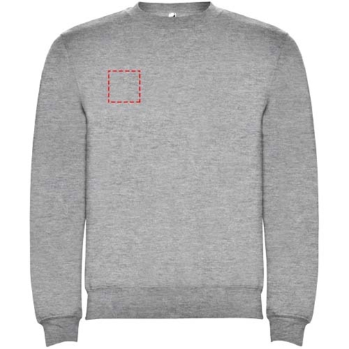 Clasica Sweatshirt Mit Rundhalsausschnitt Für Kinder , marl grey, Strick 50% Baumwolle, 50% Polyester, 280 g/m2, 9/10, , Bild 15
