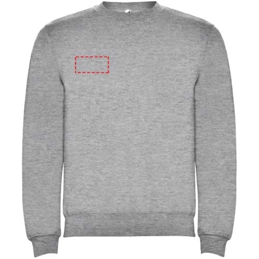 Clasica Sweatshirt Mit Rundhalsausschnitt Für Kinder , marl grey, Strick 50% Baumwolle, 50% Polyester, 280 g/m2, 9/10, , Bild 13