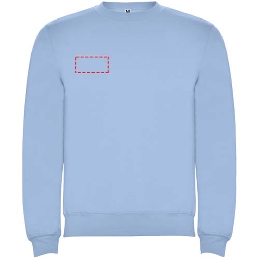 Clasica Sweatshirt Mit Rundhalsausschnitt Für Kinder , himmelblau, Strick 50% Baumwolle, 50% Polyester, 280 g/m2, 9/10, , Bild 9