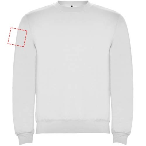 Clasica Sweatshirt Mit Rundhalsausschnitt Für Kinder , weiß, Strick 50% Baumwolle, 50% Polyester, 280 g/m2, 9/10, , Bild 11