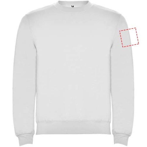Clasica Sweatshirt Mit Rundhalsausschnitt Für Kinder , weiß, Strick 50% Baumwolle, 50% Polyester, 280 g/m2, 9/10, , Bild 12