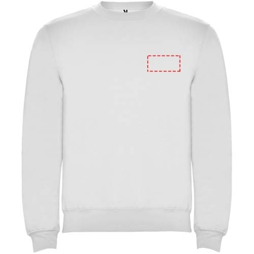 Clasica Sweatshirt Mit Rundhalsausschnitt Für Kinder , weiß, Strick 50% Baumwolle, 50% Polyester, 280 g/m2, 9/10, , Bild 8