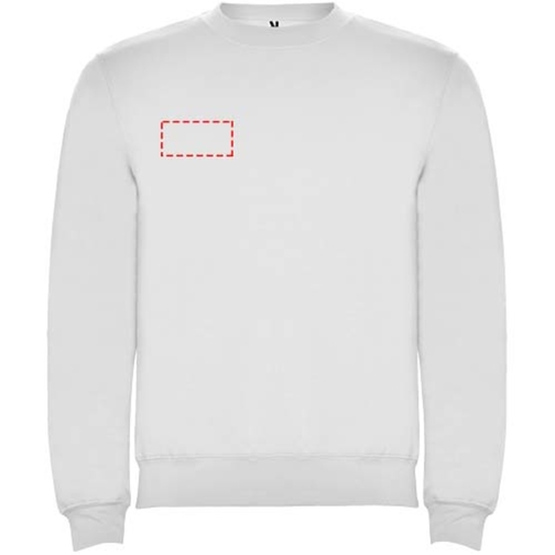 Clasica Sweatshirt Mit Rundhalsausschnitt Für Kinder , weiß, Strick 50% Baumwolle, 50% Polyester, 280 g/m2, 9/10, , Bild 7