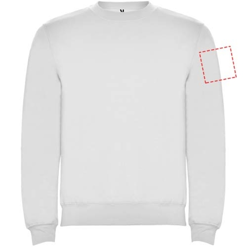 Clasica Sweatshirt Mit Rundhalsausschnitt Für Kinder , weiß, Strick 50% Baumwolle, 50% Polyester, 280 g/m2, 9/10, , Bild 24