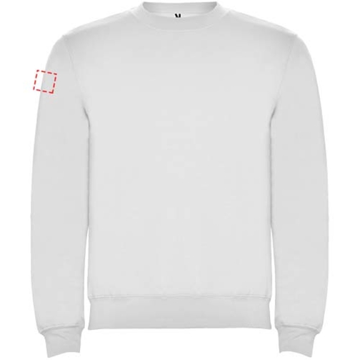 Clasica Sweatshirt Mit Rundhalsausschnitt Für Kinder , weiß, Strick 50% Baumwolle, 50% Polyester, 280 g/m2, 9/10, , Bild 21