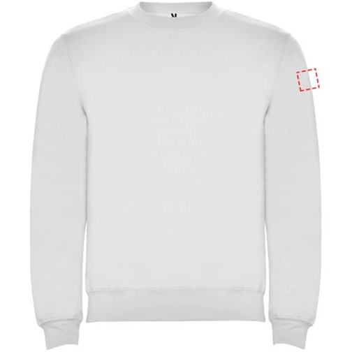 Clasica Sweatshirt Mit Rundhalsausschnitt Für Kinder , weiß, Strick 50% Baumwolle, 50% Polyester, 280 g/m2, 9/10, , Bild 20