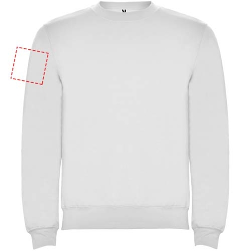 Clasica Sweatshirt Mit Rundhalsausschnitt Für Kinder , weiß, Strick 50% Baumwolle, 50% Polyester, 280 g/m2, 9/10, , Bild 15