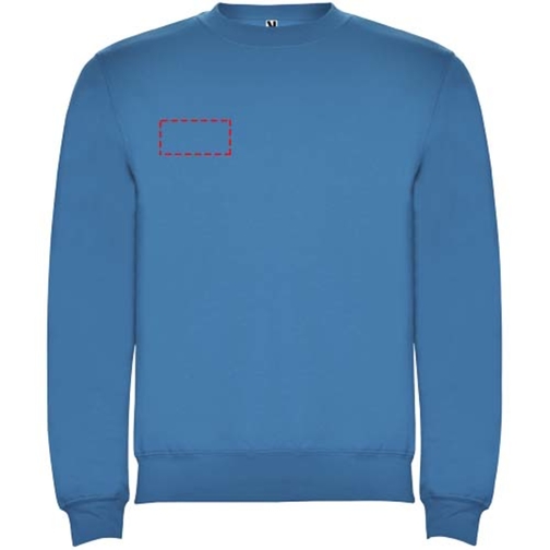 Clasica Sweatshirt Mit Rundhalsausschnitt Für Kinder , ozeanblau, Strick 50% Baumwolle, 50% Polyester, 280 g/m2, 9/10, , Bild 17