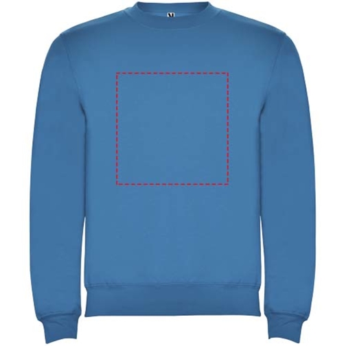 Clasica Sweatshirt Mit Rundhalsausschnitt Für Kinder , ozeanblau, Strick 50% Baumwolle, 50% Polyester, 280 g/m2, 9/10, , Bild 12