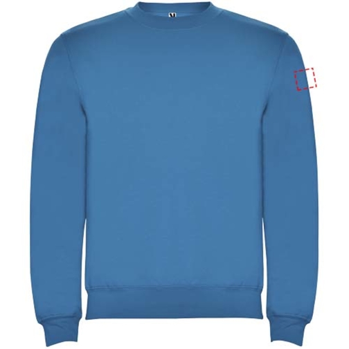 Clasica Sweatshirt Mit Rundhalsausschnitt Für Kinder , ozeanblau, Strick 50% Baumwolle, 50% Polyester, 280 g/m2, 9/10, , Bild 6