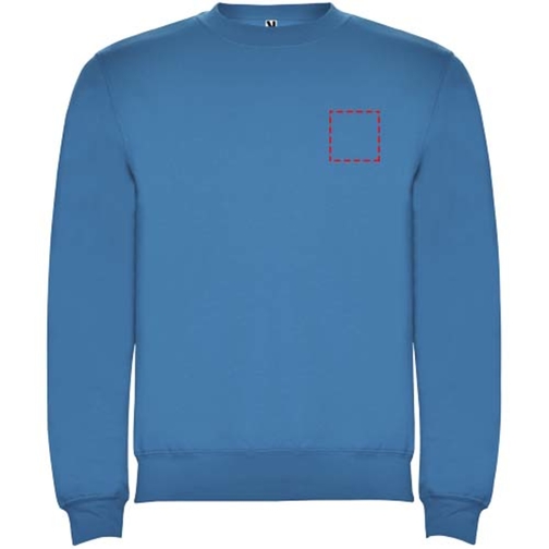 Clasica Sweatshirt Mit Rundhalsausschnitt Für Kinder , ozeanblau, Strick 50% Baumwolle, 50% Polyester, 280 g/m2, 9/10, , Bild 5