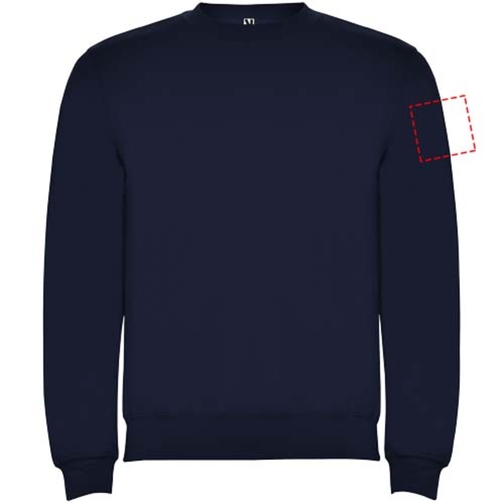 Clasica Sweatshirt Mit Rundhalsausschnitt Für Kinder , navy blue, Strick 50% Baumwolle, 50% Polyester, 280 g/m2, 9/10, , Bild 4