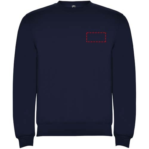 Clasica Sweatshirt Mit Rundhalsausschnitt Für Kinder , navy blue, Strick 50% Baumwolle, 50% Polyester, 280 g/m2, 9/10, , Bild 9