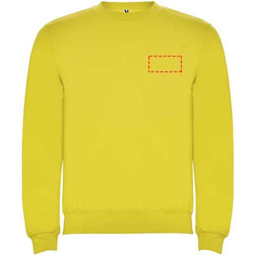 Clasica Sweatshirt Mit Rundhalsausschnitt Für Kinder , gelb, Strick 50% Baumwolle, 50% Polyester, 280 g/m2, 9/10, , Bild 21