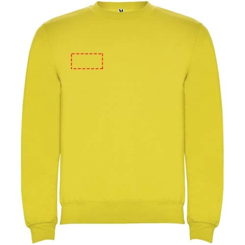 Clasica Sweatshirt Mit Rundhalsausschnitt Für Kinder , gelb, Strick 50% Baumwolle, 50% Polyester, 280 g/m2, 9/10, , Bild 20