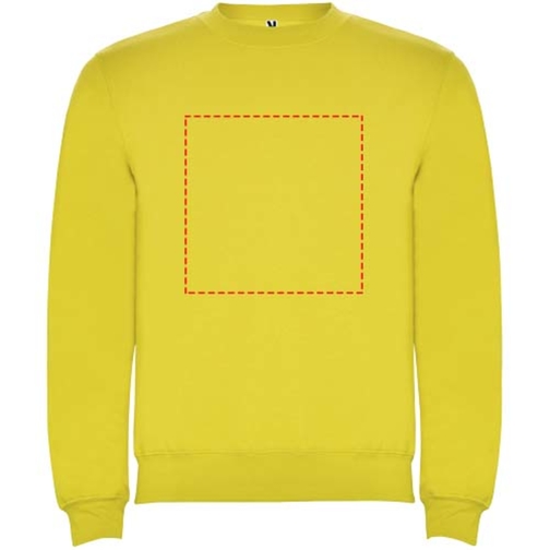 Clasica Sweatshirt Mit Rundhalsausschnitt Für Kinder , gelb, Strick 50% Baumwolle, 50% Polyester, 280 g/m2, 9/10, , Bild 15