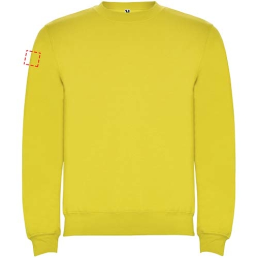Clasica Sweatshirt Mit Rundhalsausschnitt Für Kinder , gelb, Strick 50% Baumwolle, 50% Polyester, 280 g/m2, 9/10, , Bild 10
