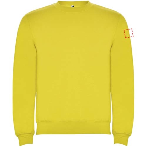 Clasica Sweatshirt Mit Rundhalsausschnitt Für Kinder , gelb, Strick 50% Baumwolle, 50% Polyester, 280 g/m2, 9/10, , Bild 9