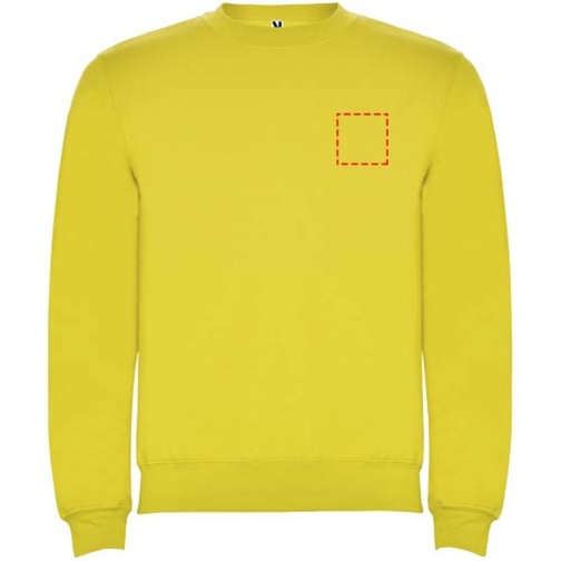 Clasica Sweatshirt Mit Rundhalsausschnitt Für Kinder , gelb, Strick 50% Baumwolle, 50% Polyester, 280 g/m2, 9/10, , Bild 8