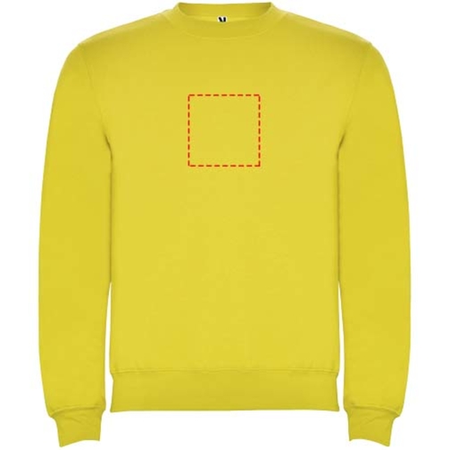 Clasica Sweatshirt Mit Rundhalsausschnitt Für Kinder , gelb, Strick 50% Baumwolle, 50% Polyester, 280 g/m2, 9/10, , Bild 12