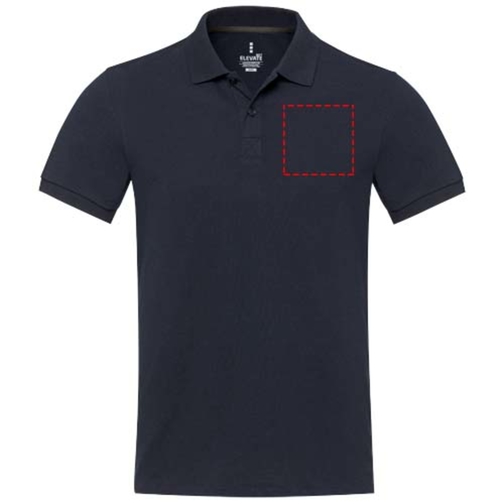 Emerald Polo Unisex Aus Recyceltem Material , navy, Piqué Strick 50% Recyclingbaumwolle, 50% Recyceltes Polyester, 200 g/m2, XXL, , Bild 18