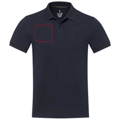 Emerald Polo Unisex Aus Recyceltem Material , navy, Piqué Strick 50% Recyclingbaumwolle, 50% Recyceltes Polyester, 200 g/m2, XXL, , Bild 19