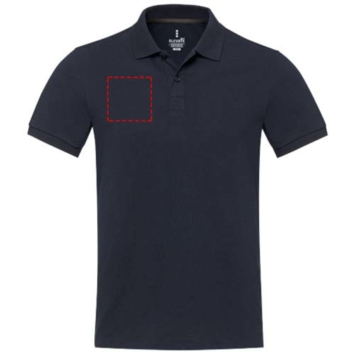 Emerald Polo Unisex Aus Recyceltem Material , navy, Piqué Strick 50% Recyclingbaumwolle, 50% Recyceltes Polyester, 200 g/m2, XXL, , Bild 16