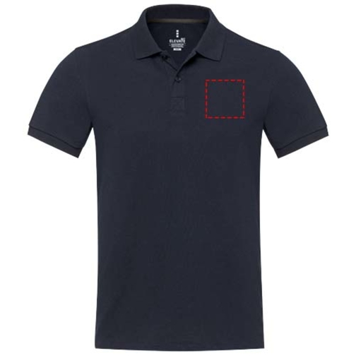 Emerald koszulka polo unisex z recyklingu z krótkim rękawem, Obraz 14