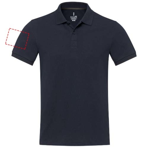 Emerald Polo Unisex Aus Recyceltem Material , navy, Piqué Strick 50% Recyclingbaumwolle, 50% Recyceltes Polyester, 200 g/m2, L, , Bild 18