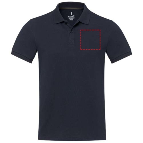 Emerald Polo Unisex Aus Recyceltem Material , navy, Piqué Strick 50% Recyclingbaumwolle, 50% Recyceltes Polyester, 200 g/m2, L, , Bild 26