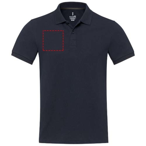 Emerald Polo Unisex Aus Recyceltem Material , navy, Piqué Strick 50% Recyclingbaumwolle, 50% Recyceltes Polyester, 200 g/m2, L, , Bild 27